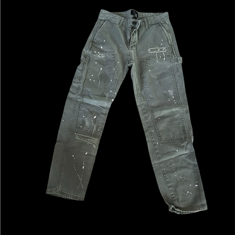 Juniors Green Cargo Pants